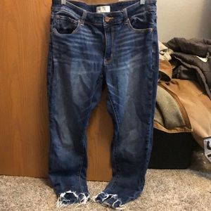 Bke Victoria universal fit mid-rise ankle skinny